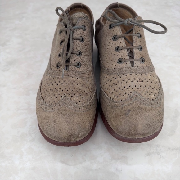 Discontinued John Fluevog Encourage Connie Grey 10.5 Oxfords - Picture 3 of 12